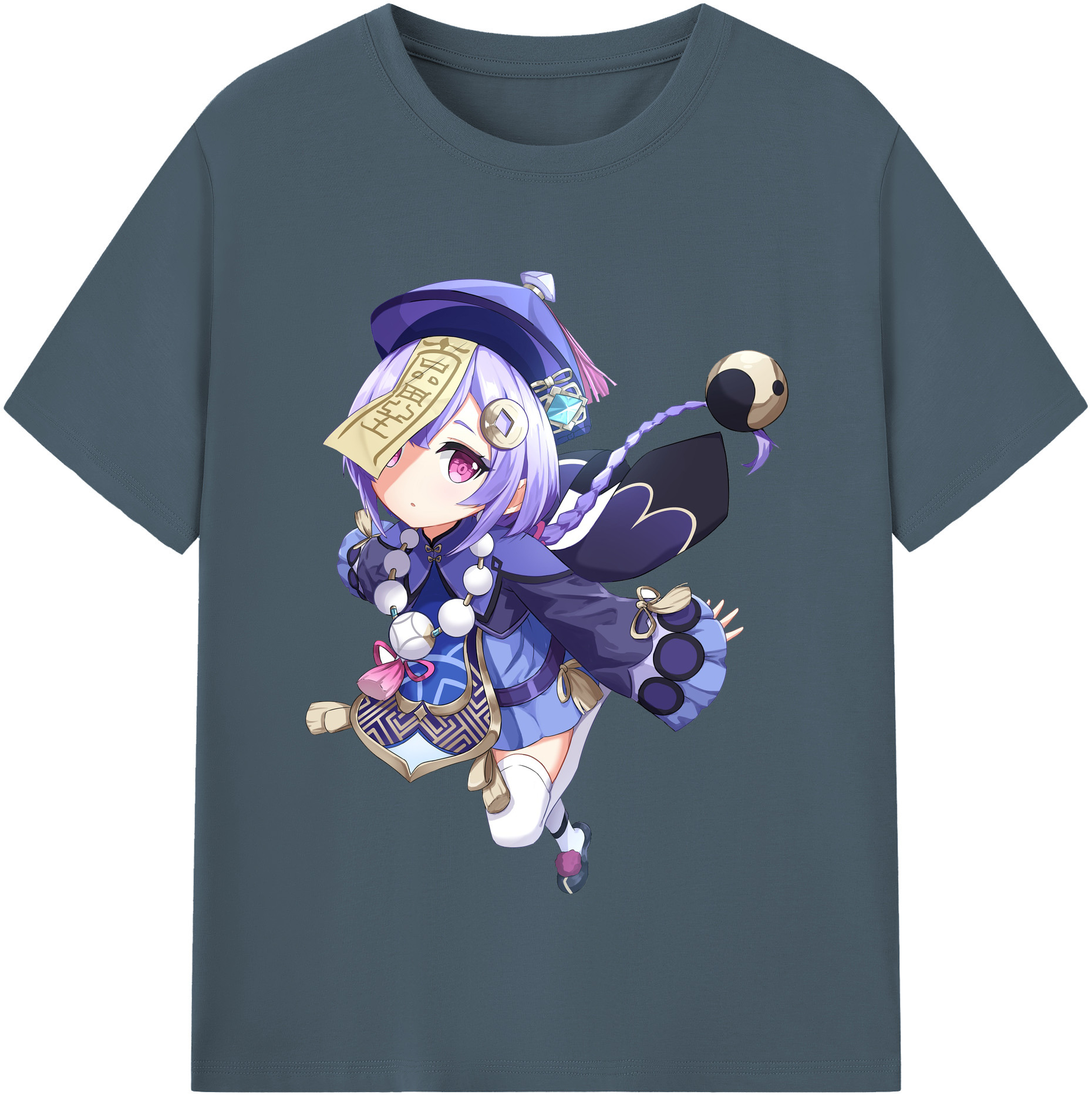 げんし神 七七 なな  genshin Nana 綿100％半袖Tシャツ（フロントプリント）